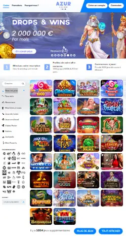 l'application et interface ROUGE CASINO
